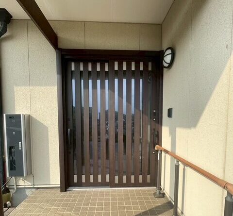 栃木市 B様邸 玄関引戸交換工事