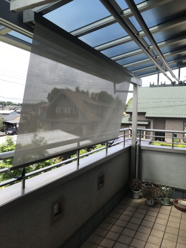 栃木市 T様邸 アウターシェード設置工事