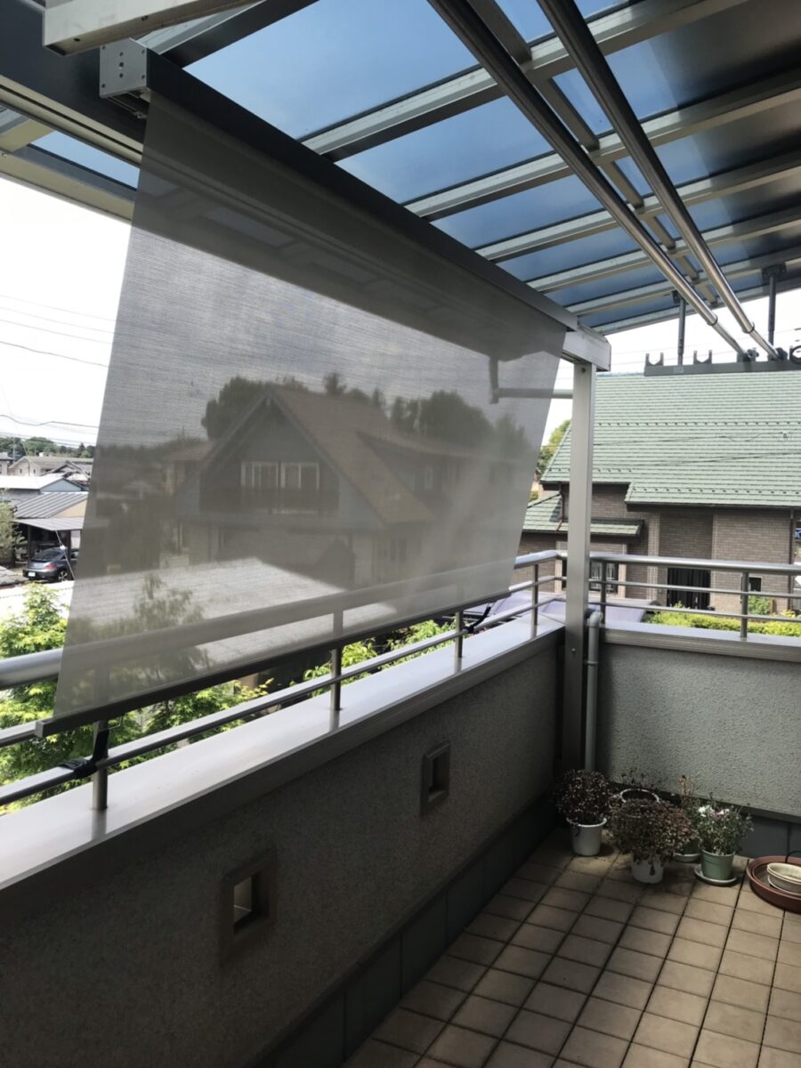 栃木市 T様邸 アウターシェード設置工事
