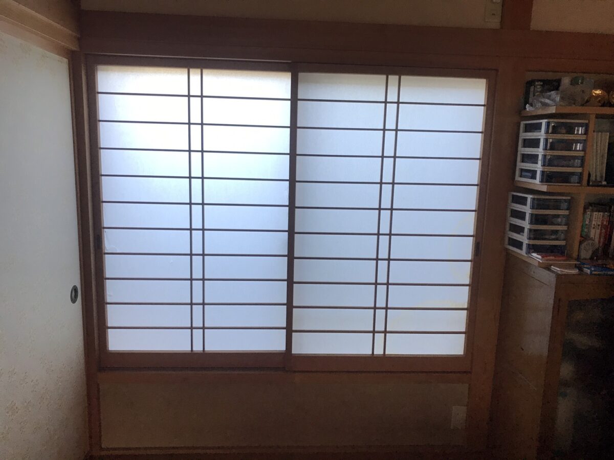 内障子から和紙調の内窓へリフォーム！