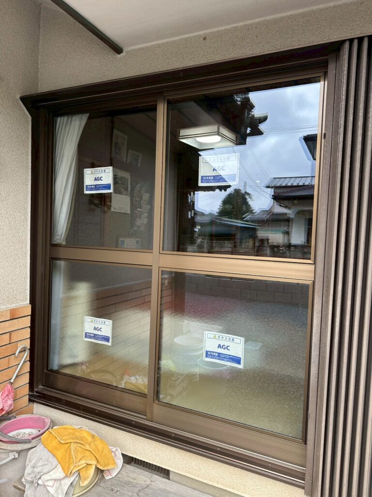 栃木市 T様邸 ペアガラス入替工事
